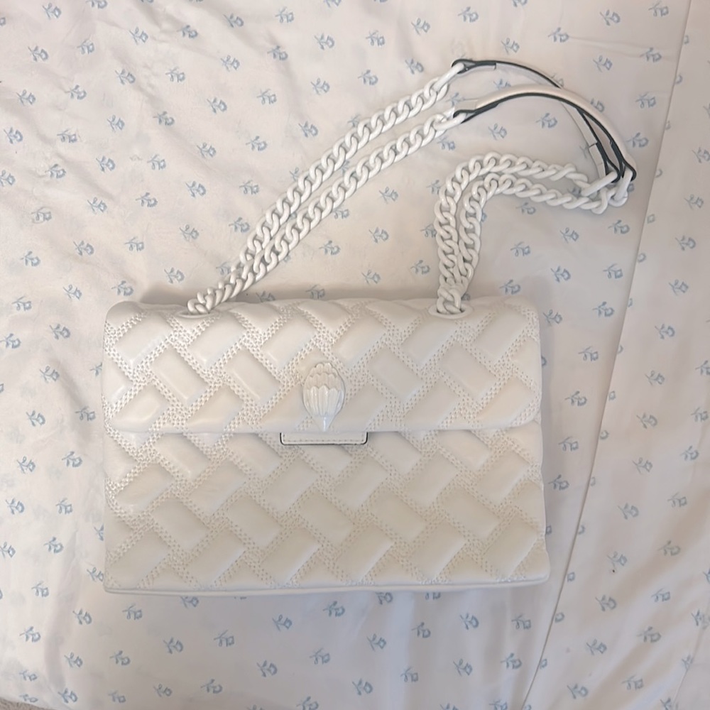 Kurt Geiger the Kensington white handbag